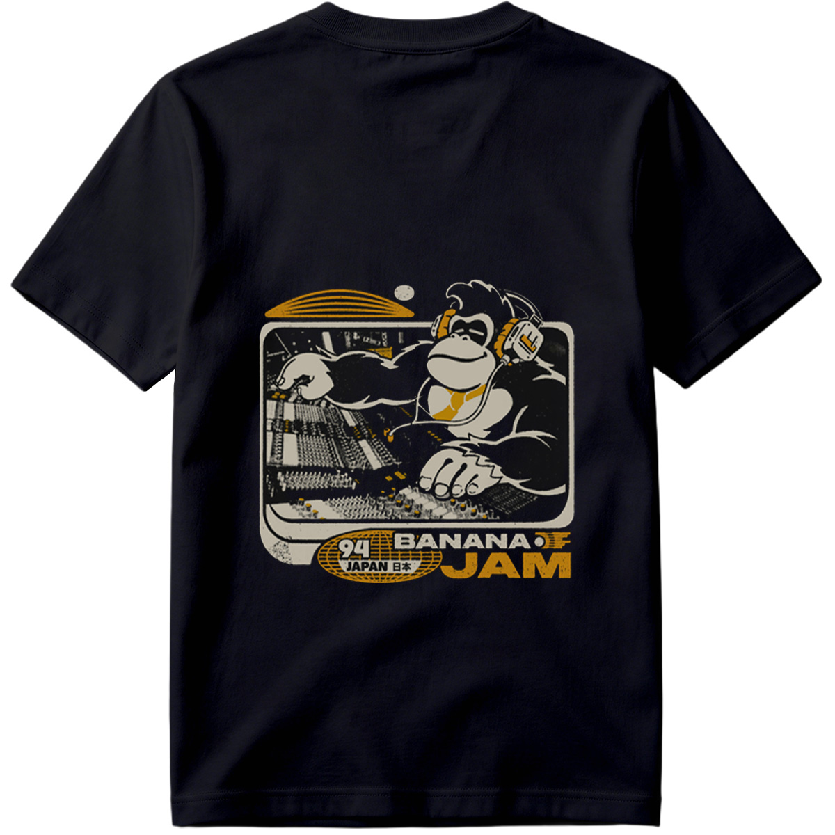Banana Jam 94 Japan - Monkey DJ Character - Tee