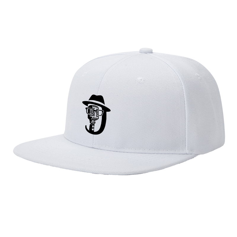 Flat Brim Baseball Cap Skull Face Print Streetwear Underground Skate Style for Basketball Court Skate Park Urban Riders and Hip Hop Artists