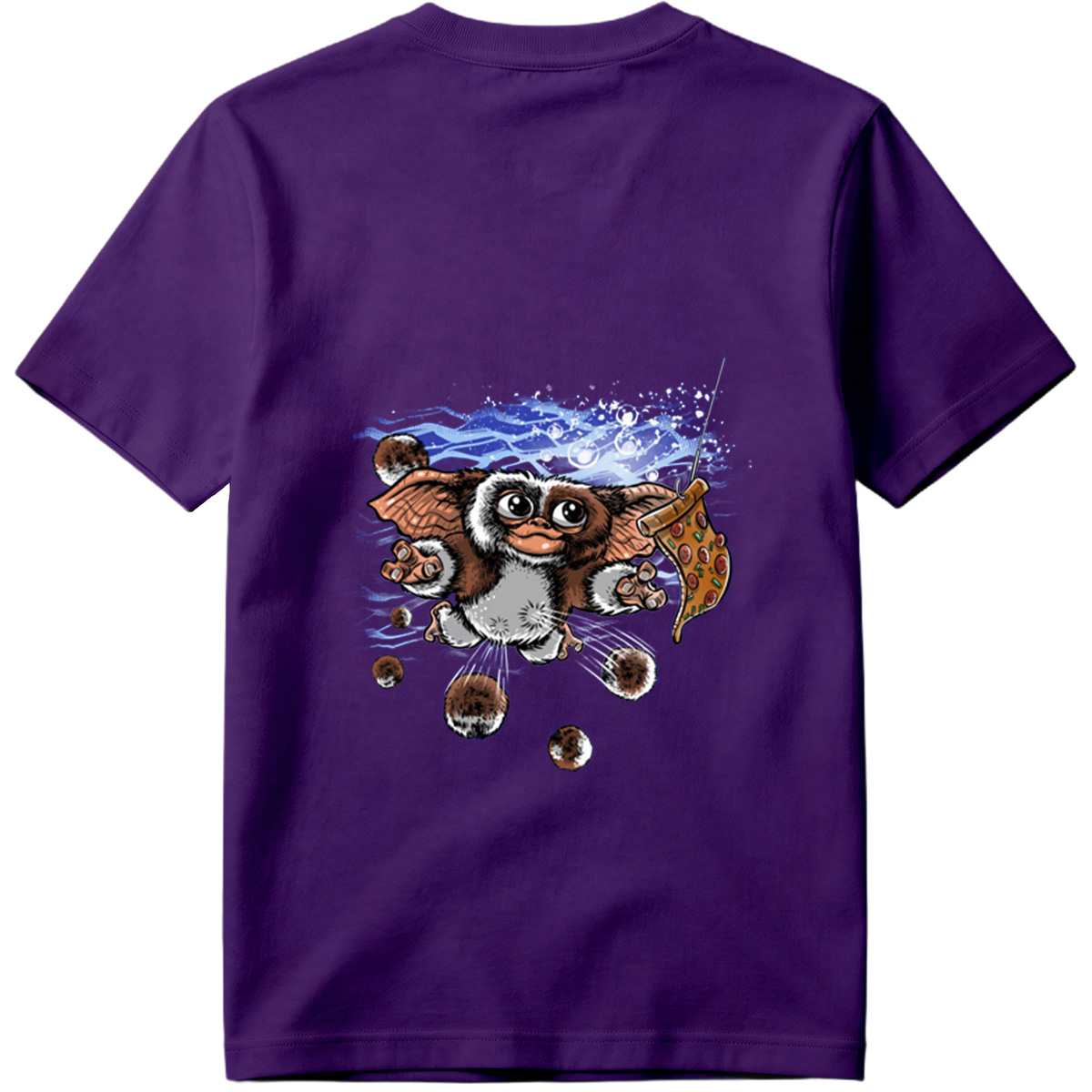 Gremlins - Gizmo with Pizza - Tee