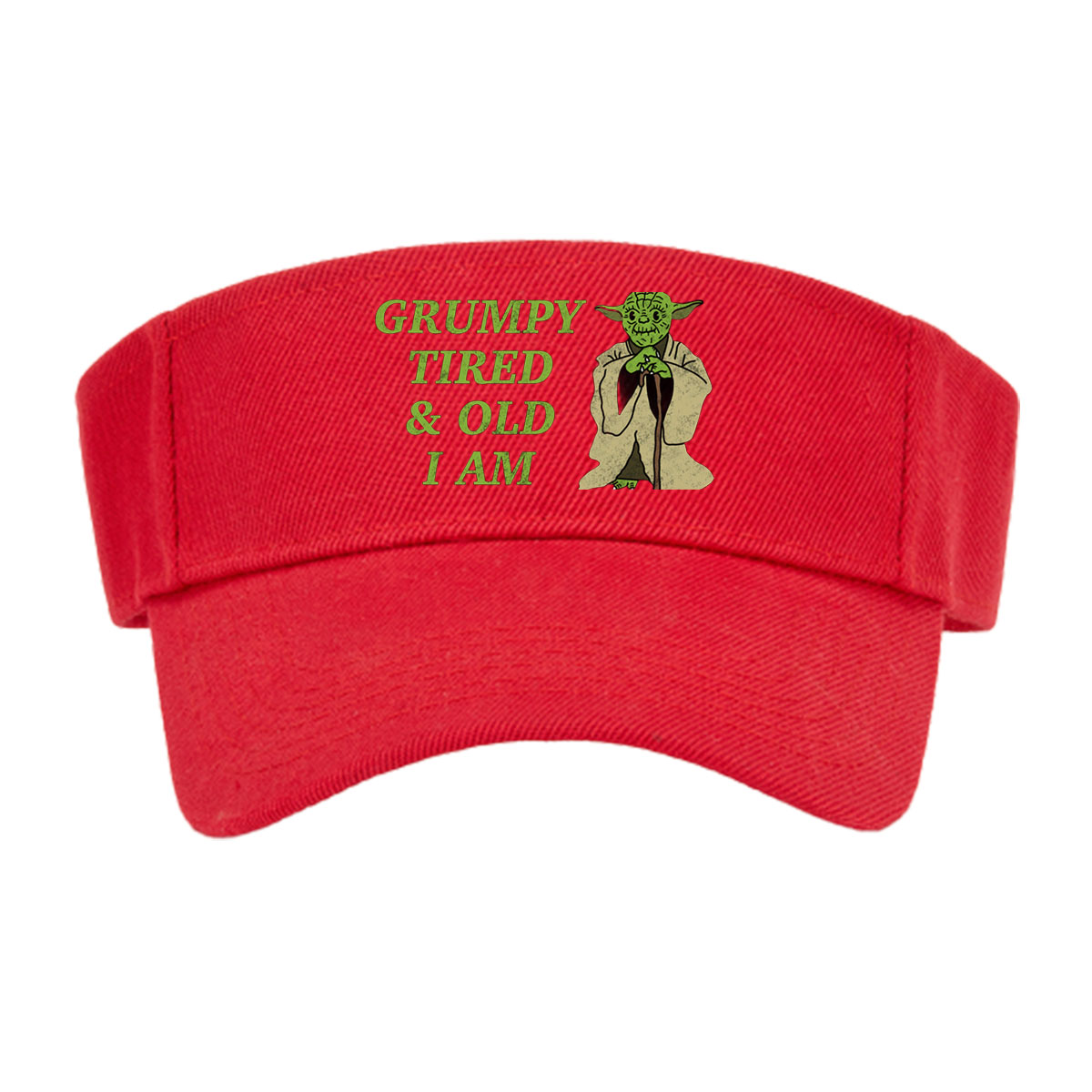 Yoda: Grumpy, Tired & Old I Am -  Visor cap