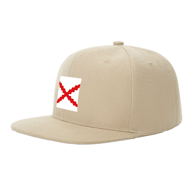 Flat Brim Baseball Cap Red Cross Lightning Print Streetwear Underground Skate Style for Basketball Court Skate Park Urban Scene Skaters Rappers Streetwear Enthusiasts