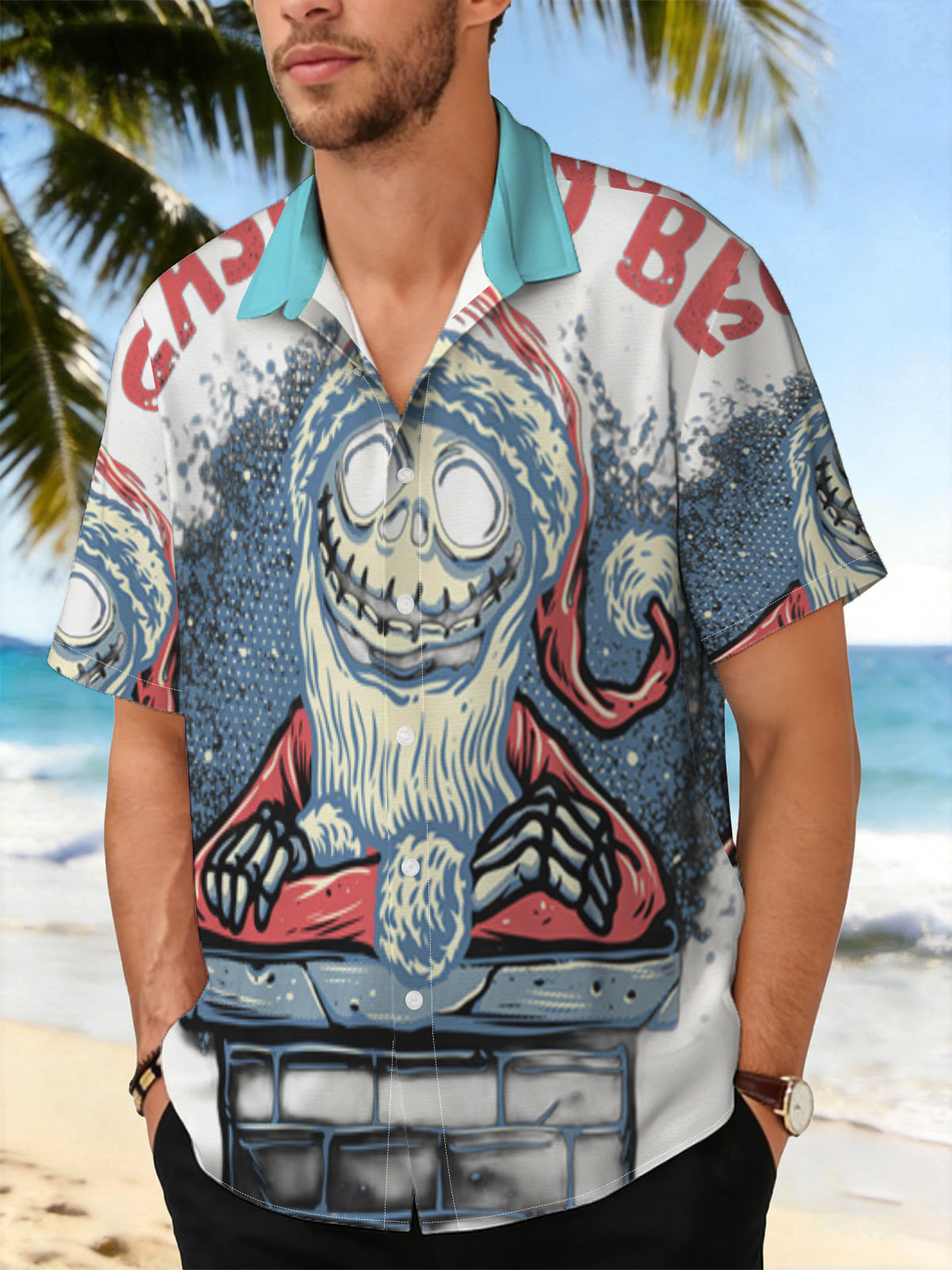 Jack Skellington as Santa: 'Tis the Season to Be Naughty -  Shirt