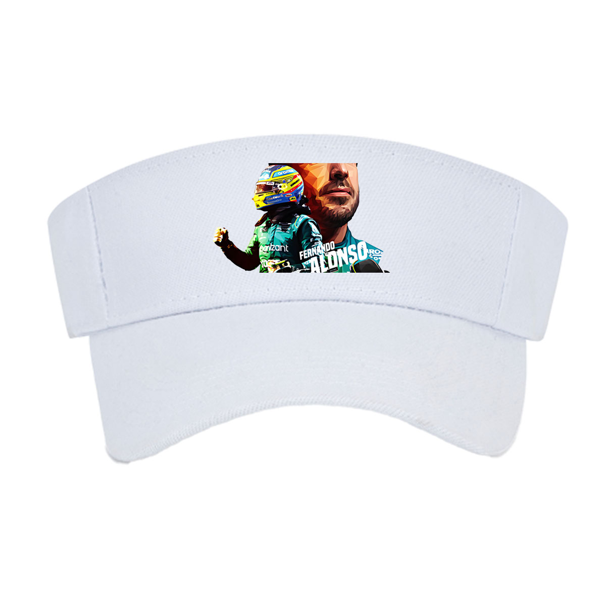Fernando Alonso in Action: Formula 1 Racing Legend -  Visor cap