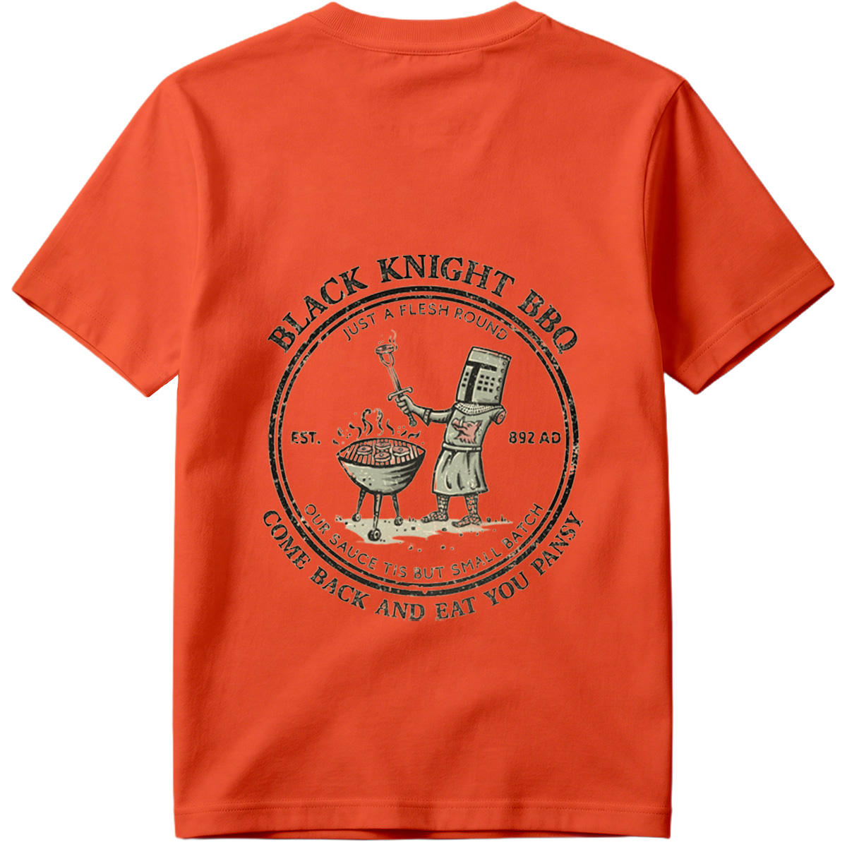 Black Knight BBQ: Just a Flesh Round - Tee