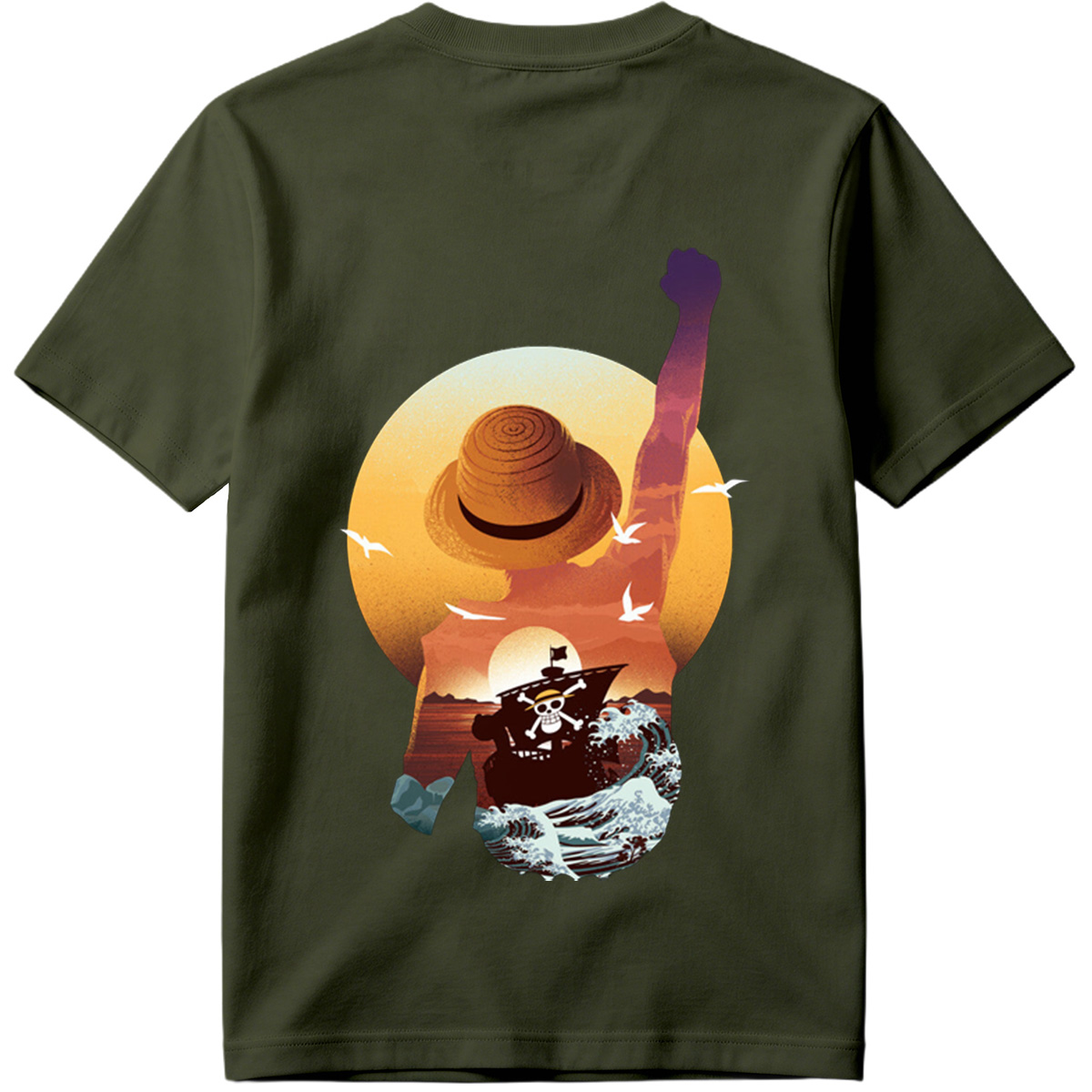 One Piece: Luffy and the Pirate Ship - Tee