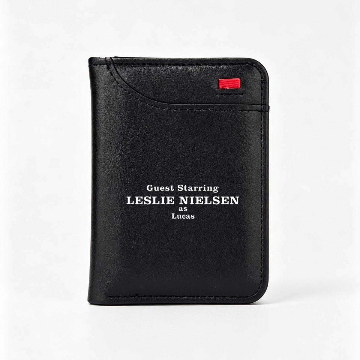Leslie Nielsen Guest Stars as Lucas - Vertical Style Wallet