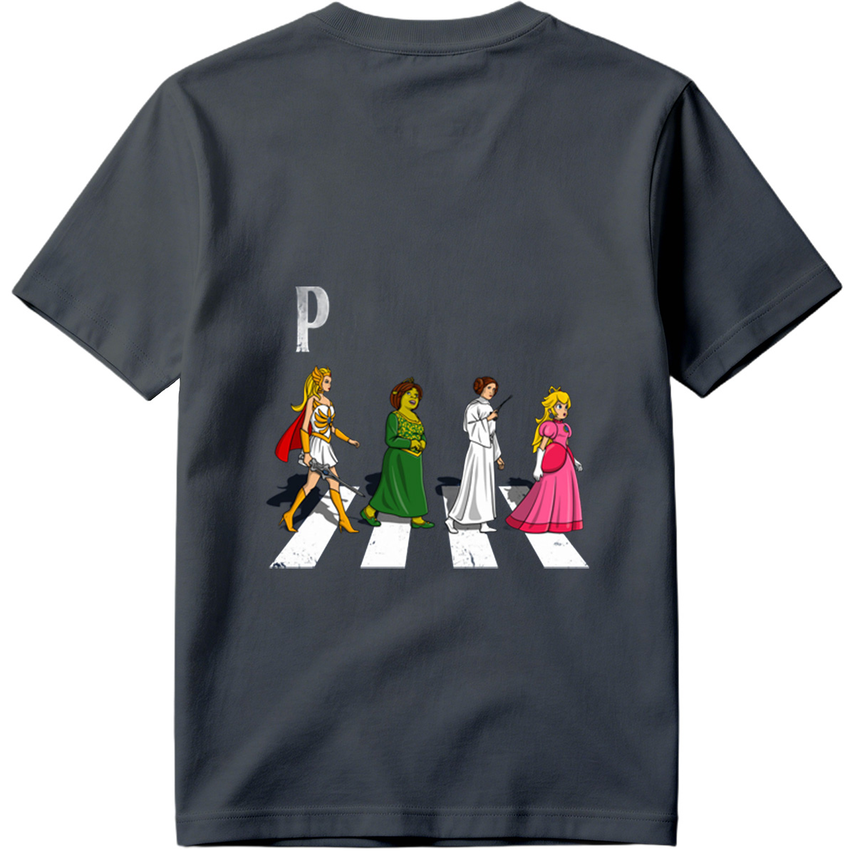 The Princesses: Wonder Woman, Shrek, Princess Leia, and Princess Peach - Tee