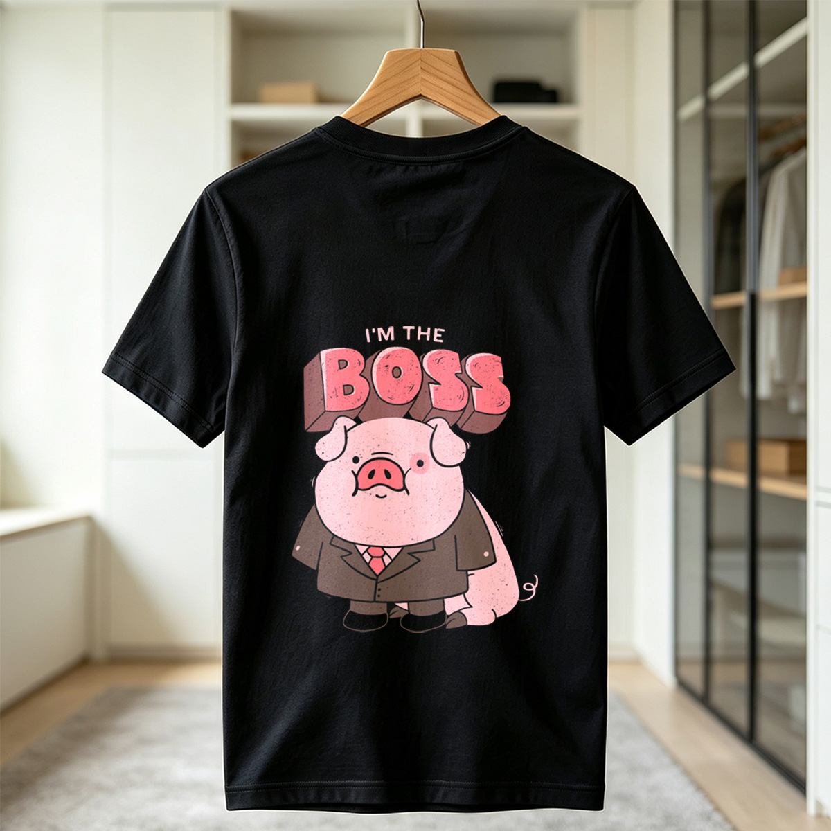Pig Boss in Suit: I'm the Boss - Tee