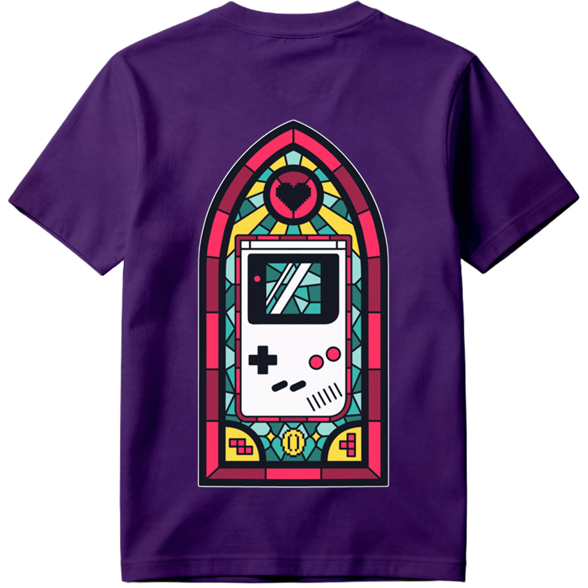 Stained Glass Game Boy - Tee