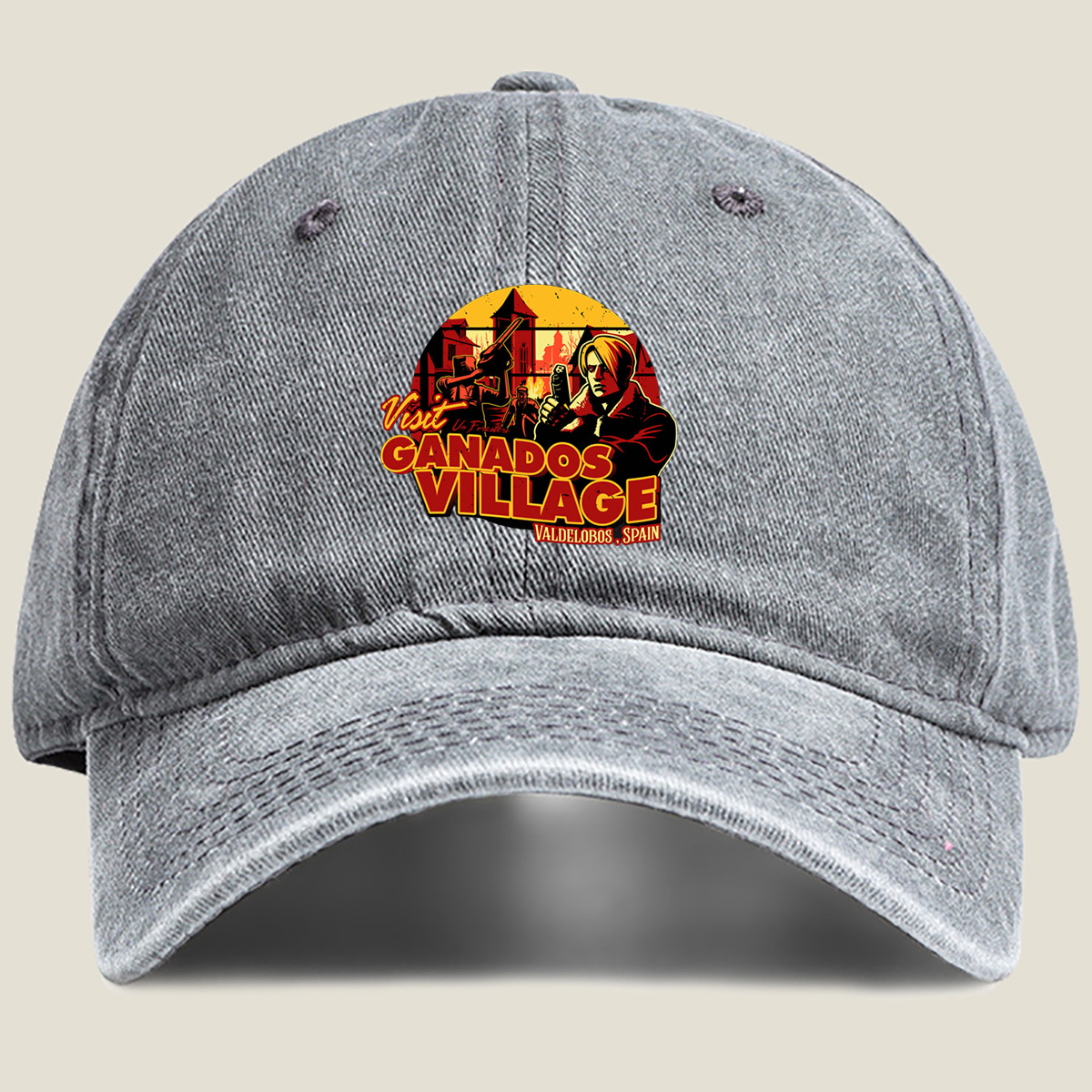 Resident Evil: Leon and Ada in Ganados Village - Washed Denim - Baseball Cap
