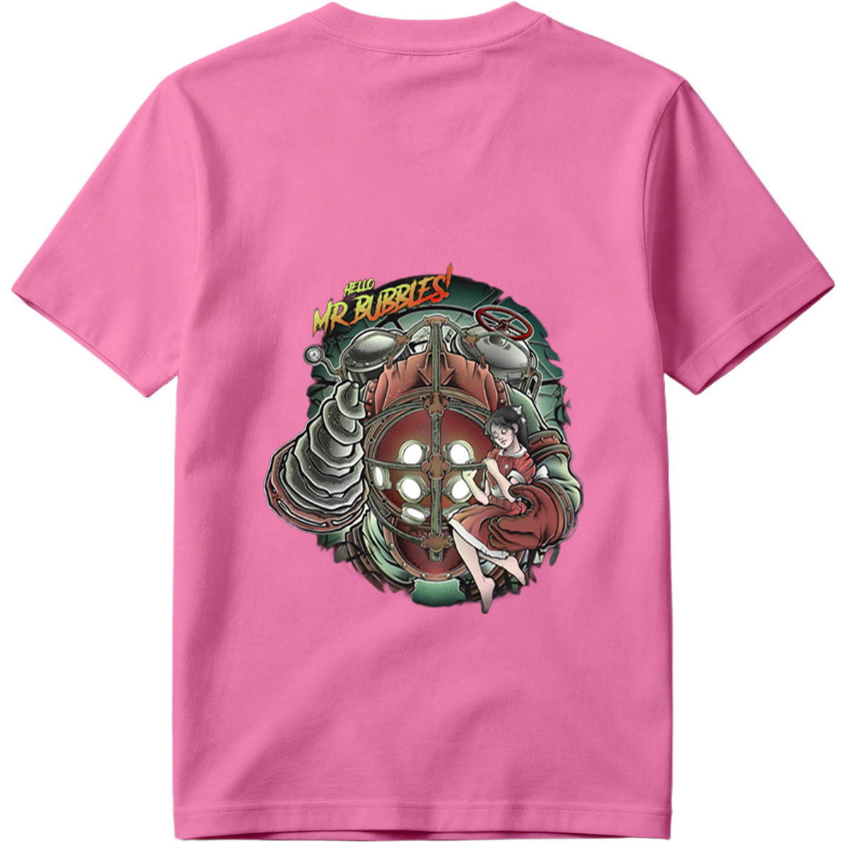 Hello Mr. Bubbles! - Steam Punk Submarine Adventure - Tee