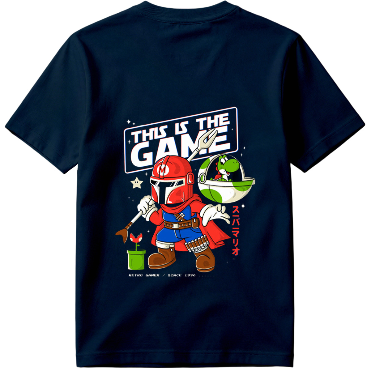Super Mario Meets Mandalorian: This Is The Game - Tee