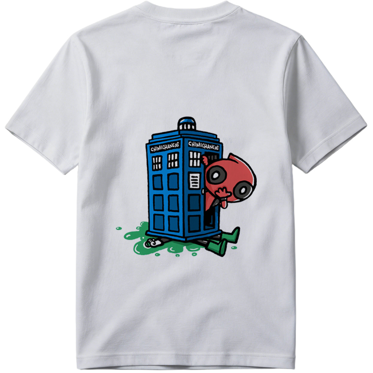 Rick and Morty Meets Doctor Who: Chimichangas TARDIS - Tee
