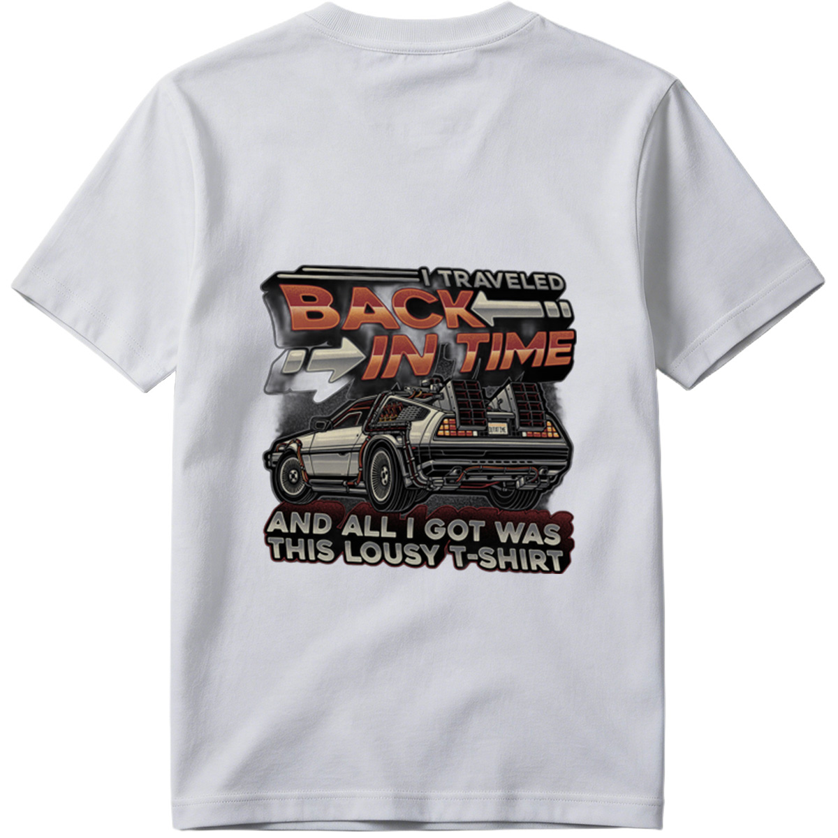 Back to the Future - DeLorean Time Machine T-Shirt - Tee