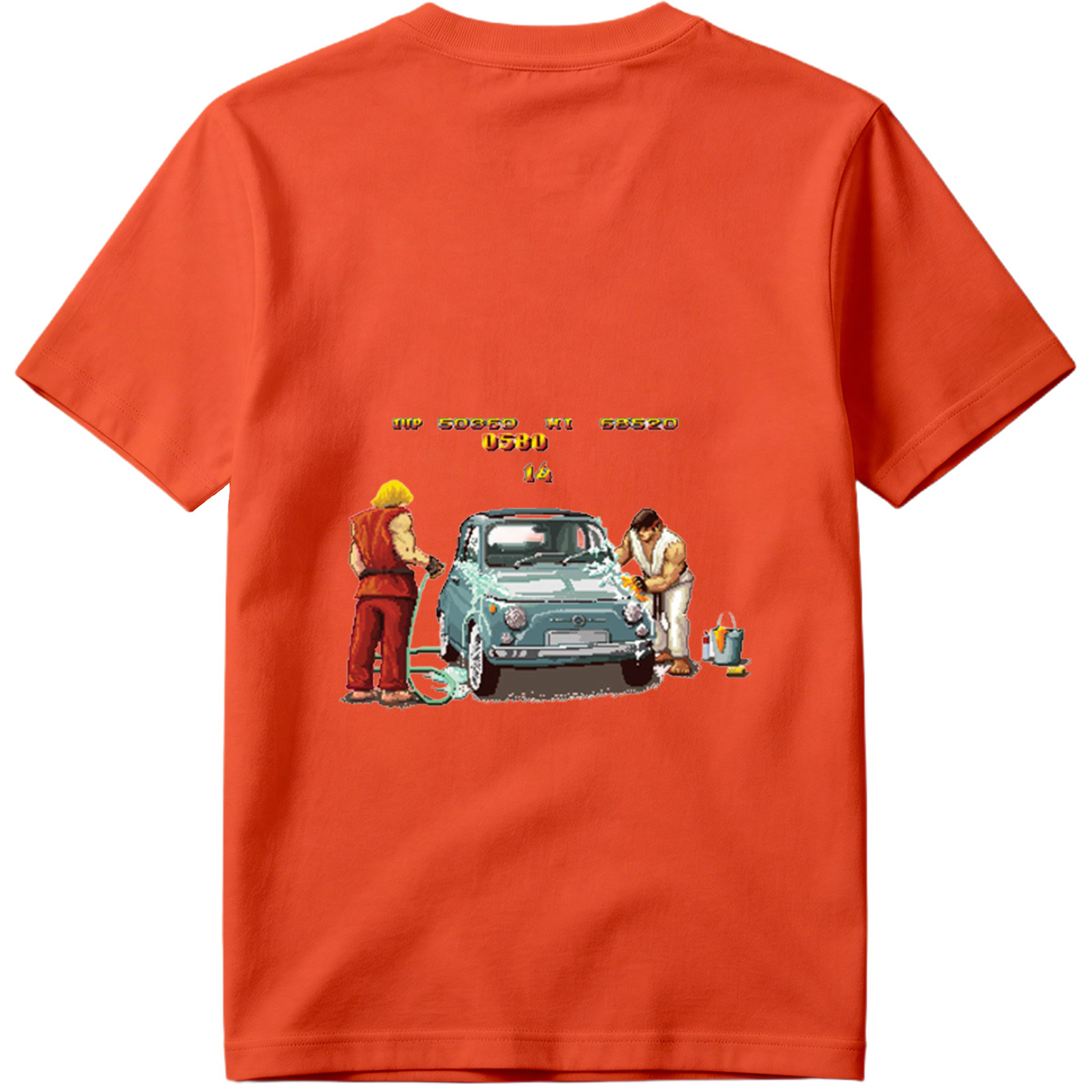 Street Fighter: Ryu and Ken Wash Car - Tee