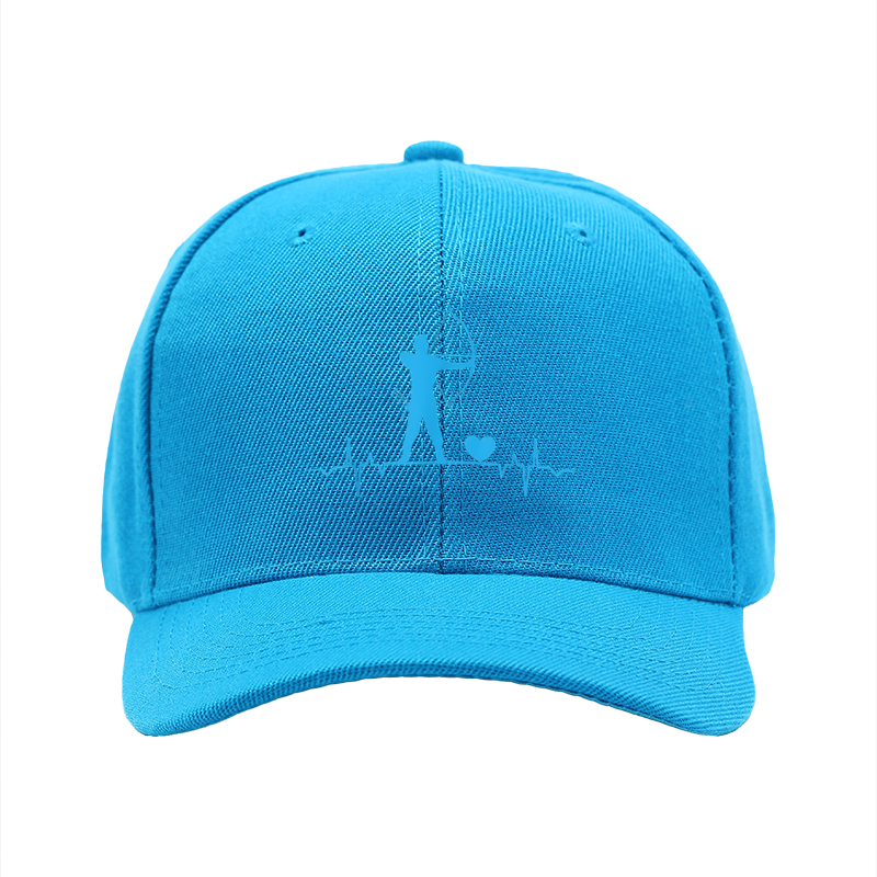 1pc New Baseball Cap with Archer and Heartbeat Pattern Print Unisex Adjustable Hat for Outdoor Activities and Casual Wear Suitable for Adults Who Love Archery and Unique Design Styles