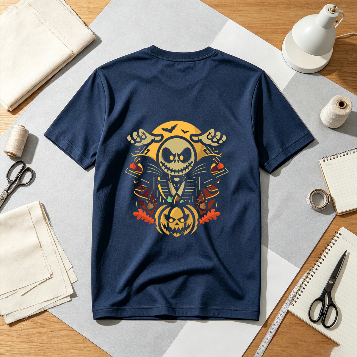 Jack Skellington and Pumpkin King Halloween Design - Tee
