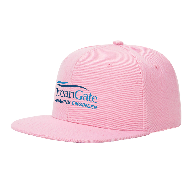 Flat Brim Baseball Cap OceanGate Submarine Engineer Logo Print Streetwear Underground Skate Style for Basketball Court Skate Park Urban Explorers and Street Culture Enthusiasts