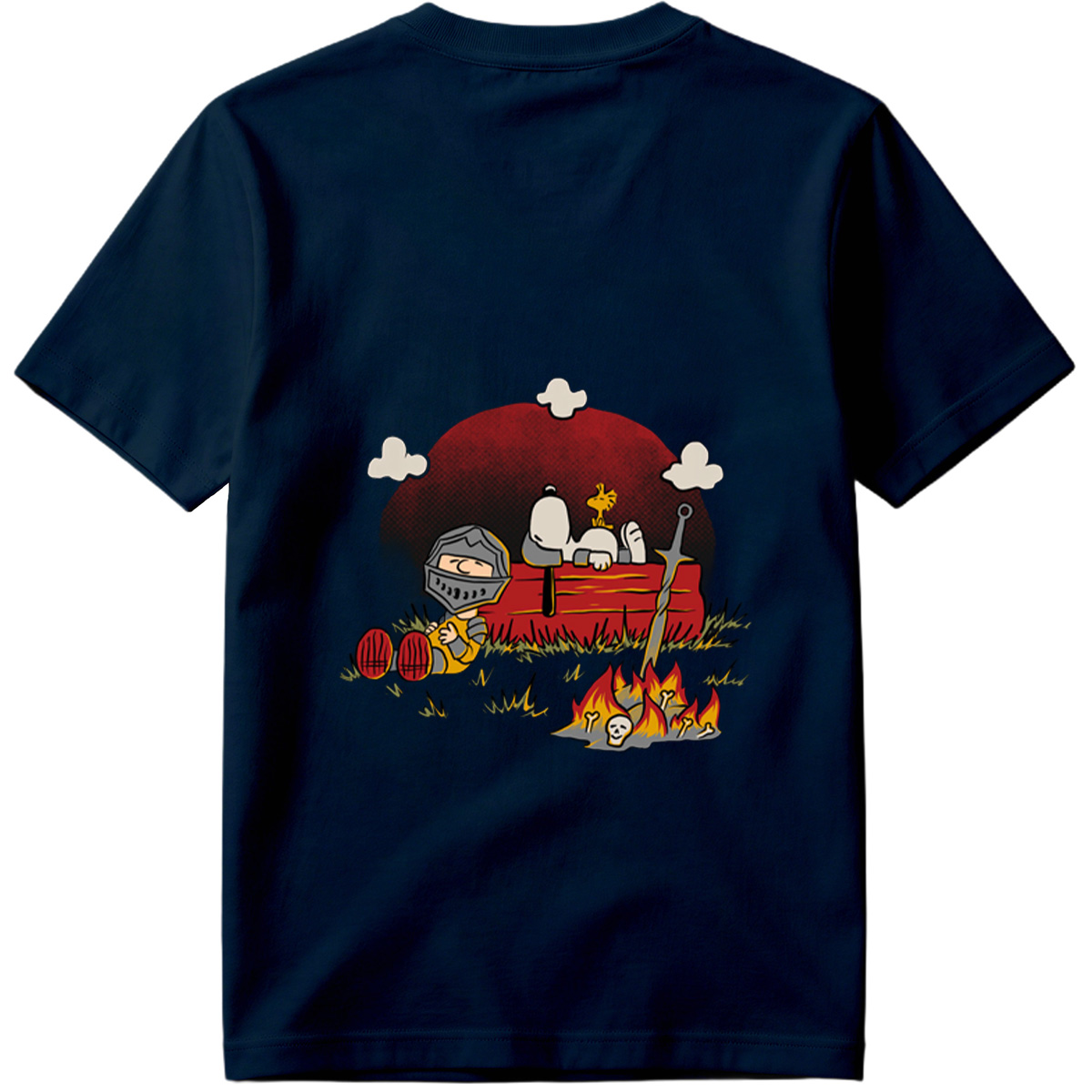 **Title:** Knight and Bone in the Moonlight - Tee