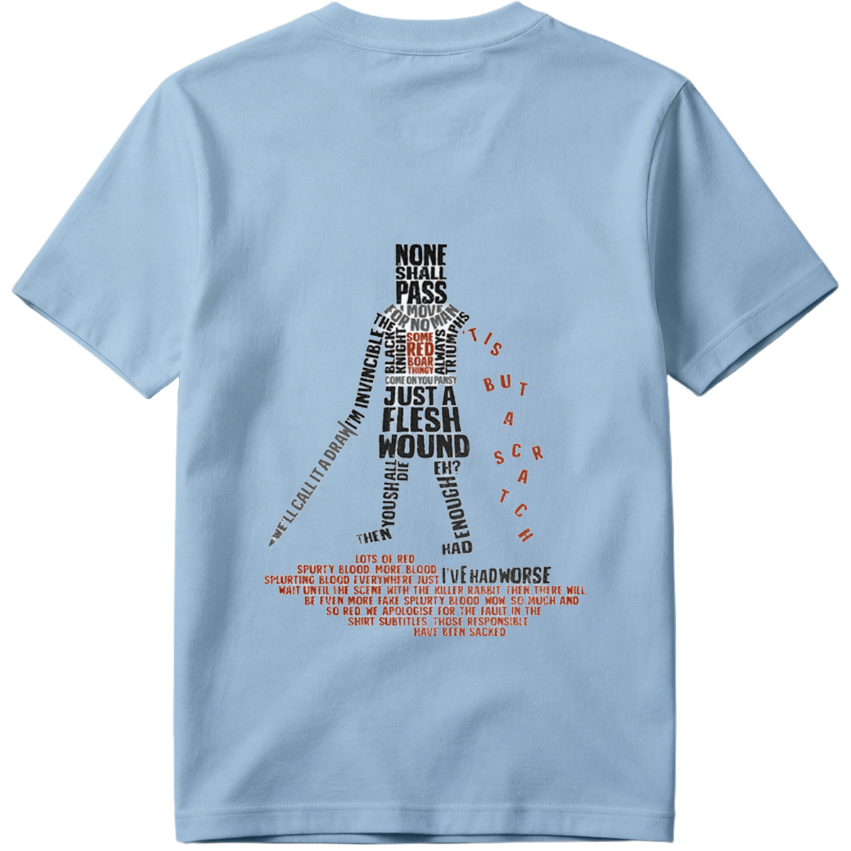 Monty Python and the Holy Grail - Knight's Quote Art - Tee