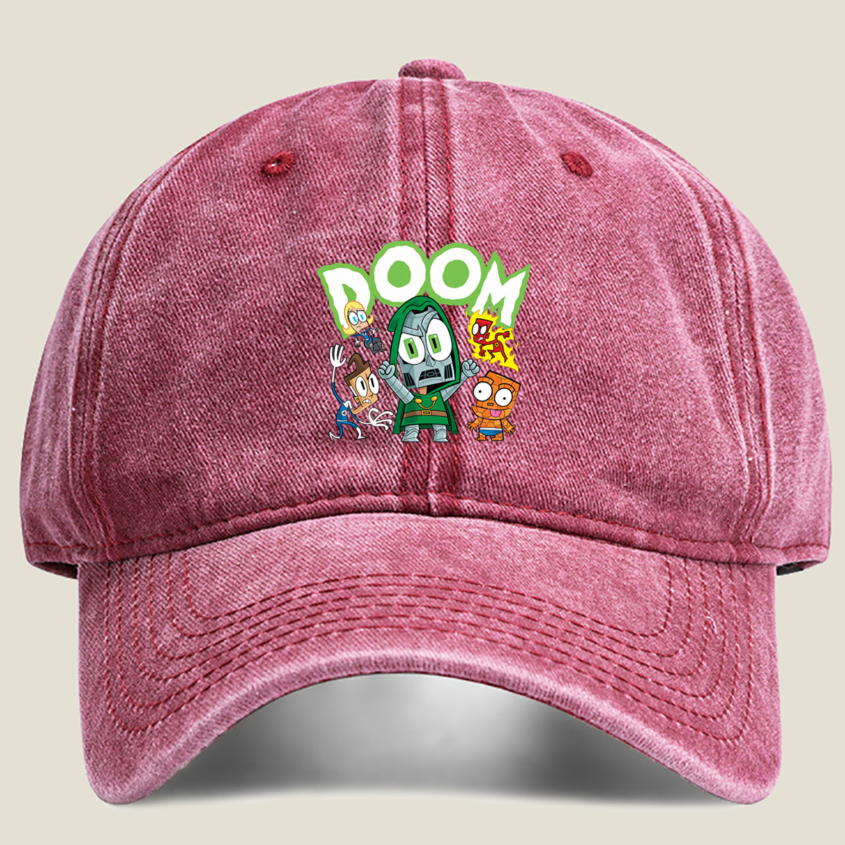Doom: Doctor Doom and the Marvel Minis - Washed Denim - Baseball Cap