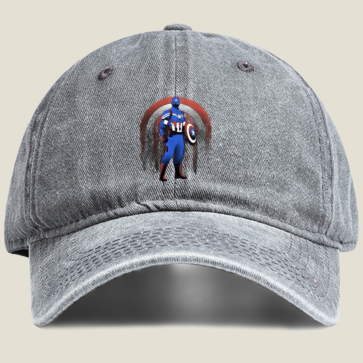 Captain America: The First Avenger - Washed Denim - Baseball Cap