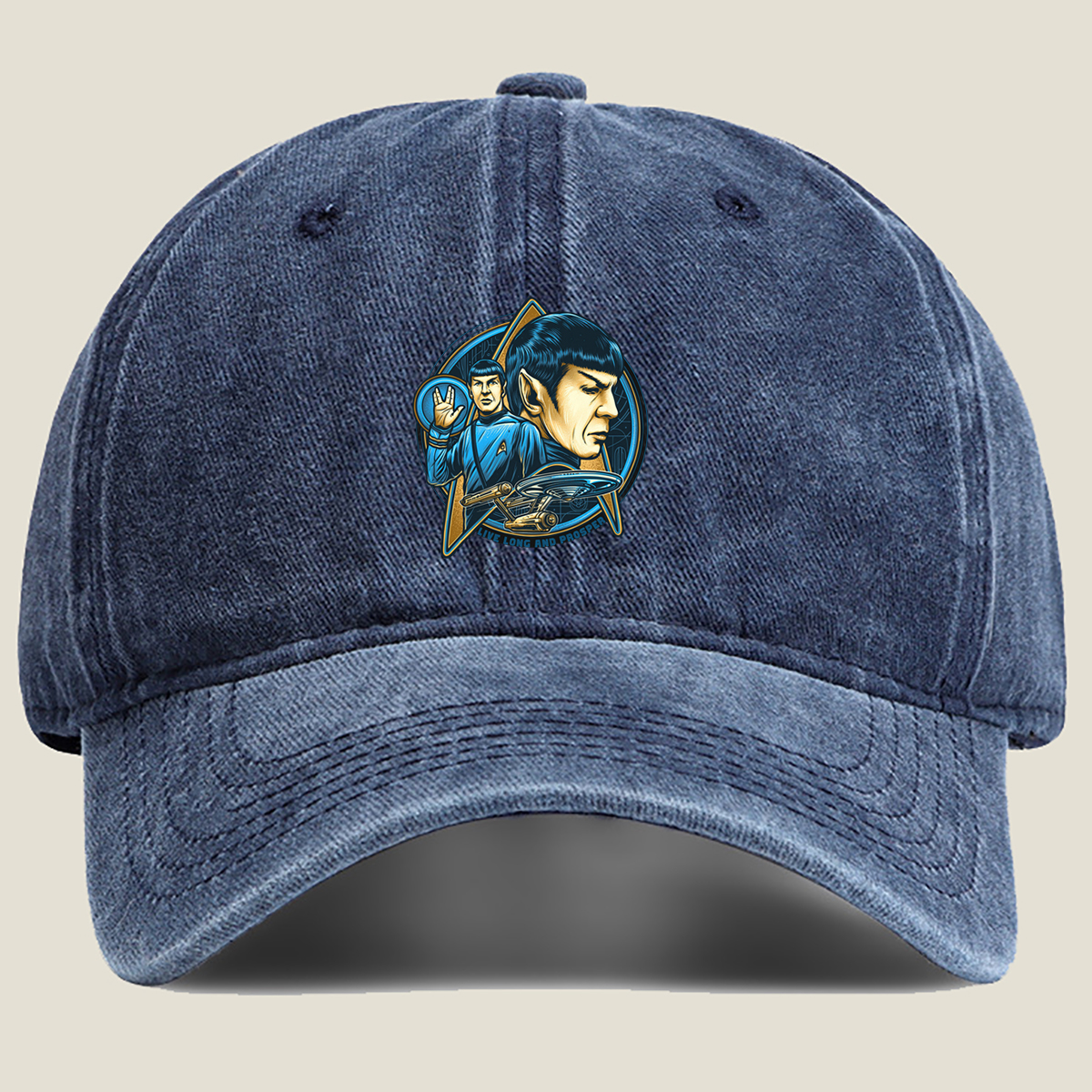 Star Trek: Spock - Live Long and Prosper - Washed Denim - Baseball Cap