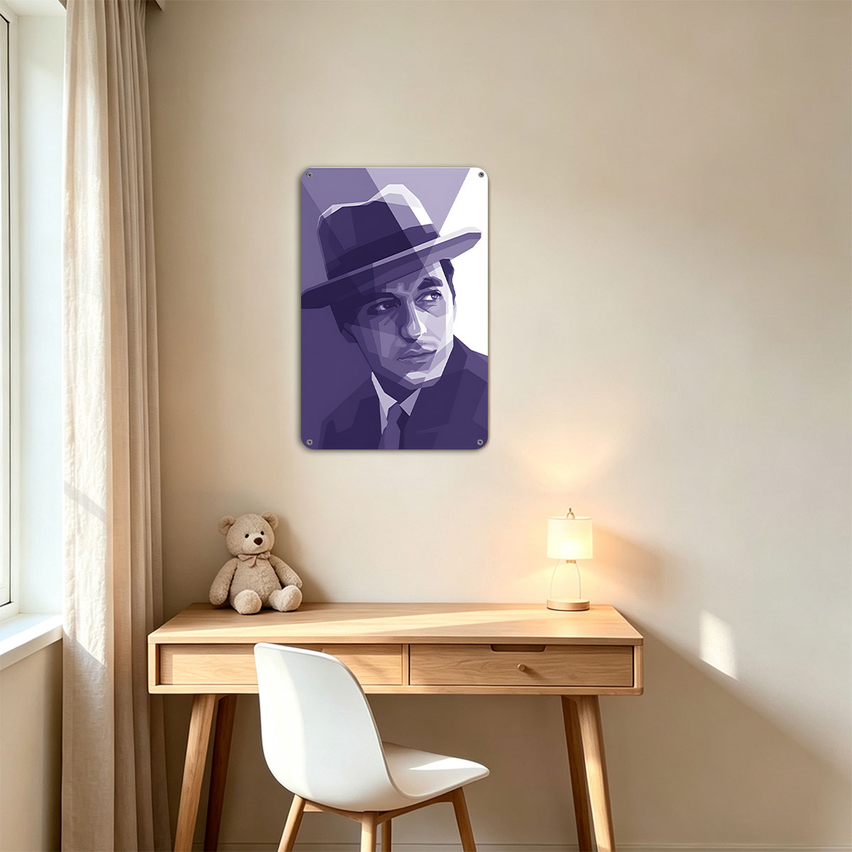 Al Pacino as Don Corleone in The Godfather - painting