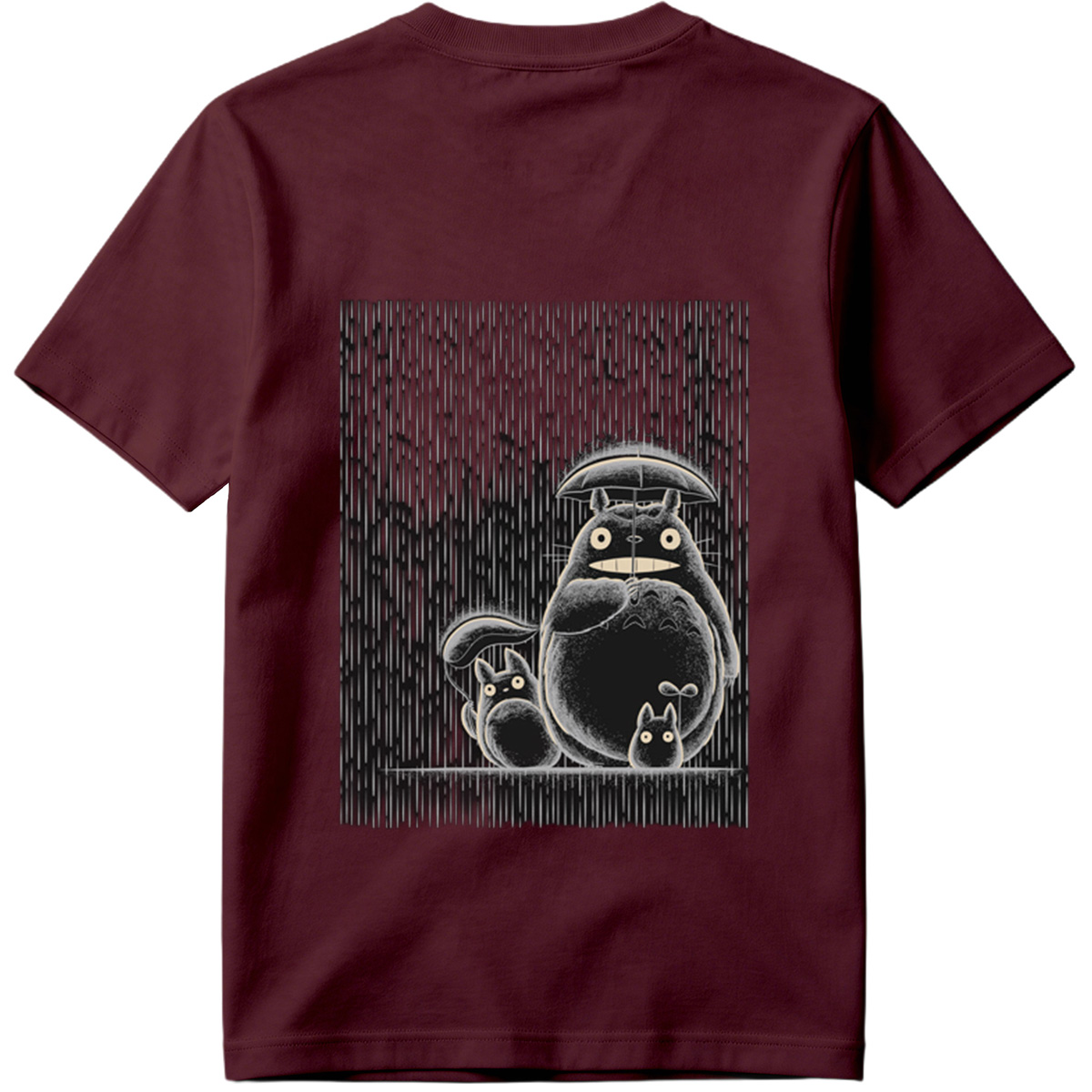 Totoro and Friends in the Rain - Tee