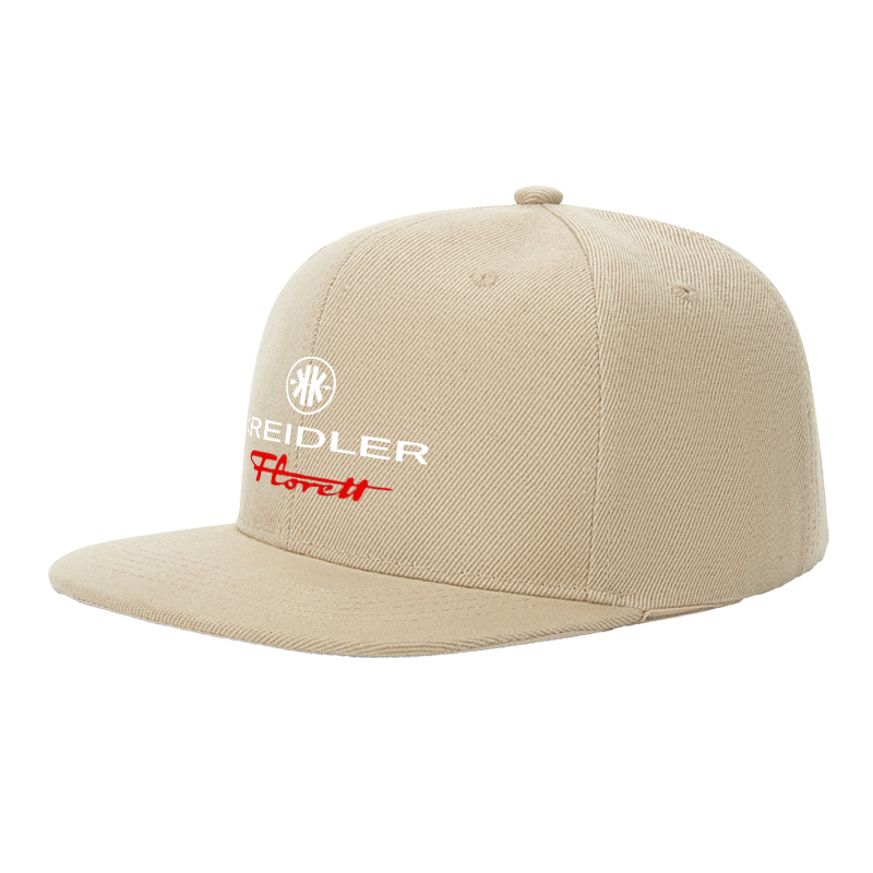 Flat Brim Baseball Cap Kreidler Florett Logo Print Streetwear Underground Skate Style for Basketball Courts Skate Parks and Urban Exploration Skaters Rappers Streetwear Enthusiasts