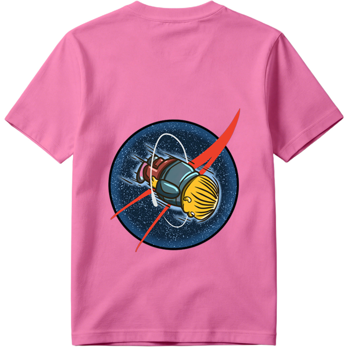 Space Adventure with a Robot Astronaut - Tee