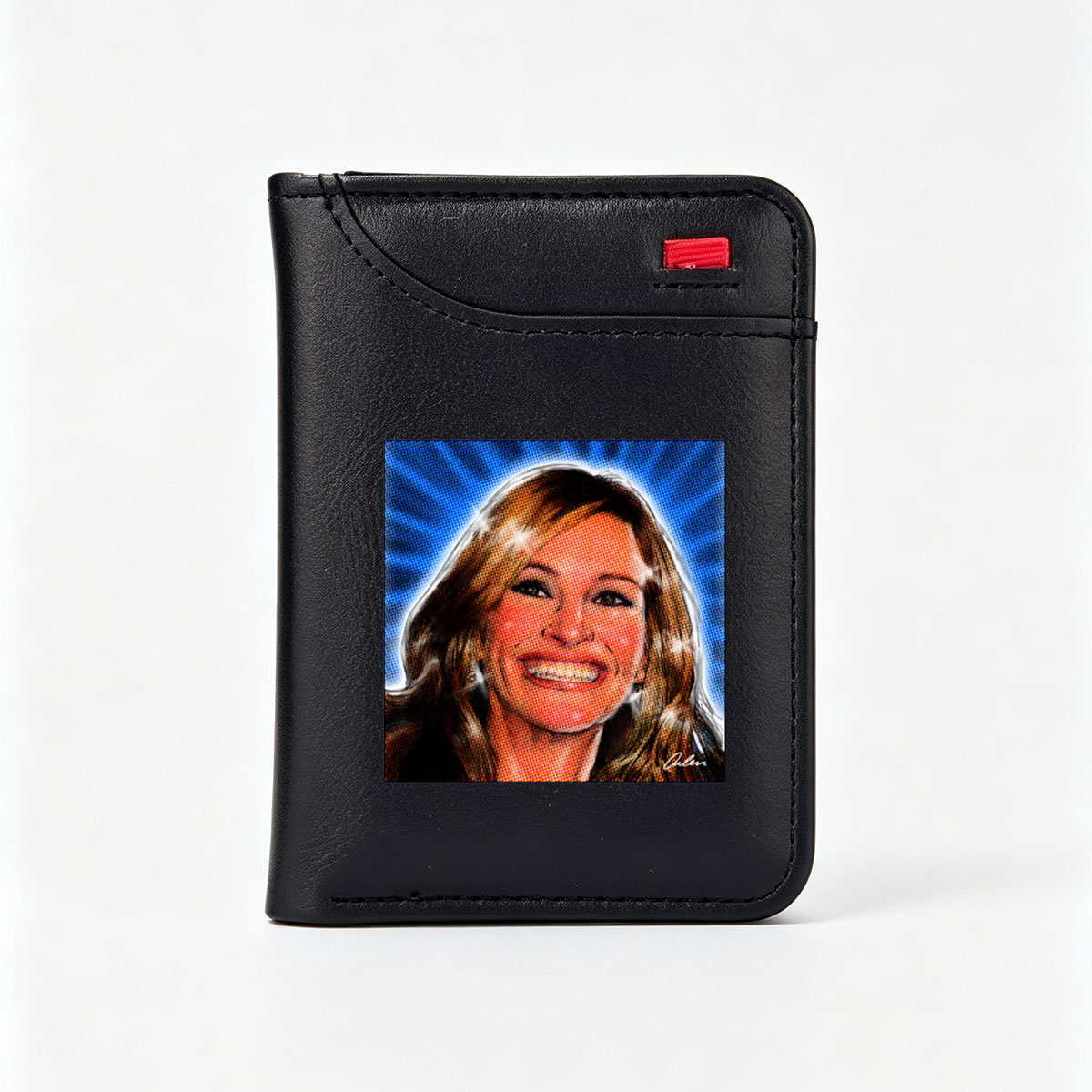 Celebrity Portrait in Pop Art Style - Vertical Style Wallet