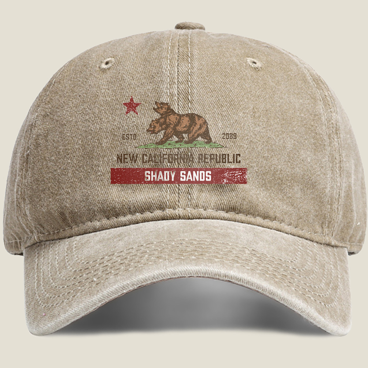 New California Republic: Shady Sands - Washed Denim - Baseball Cap
