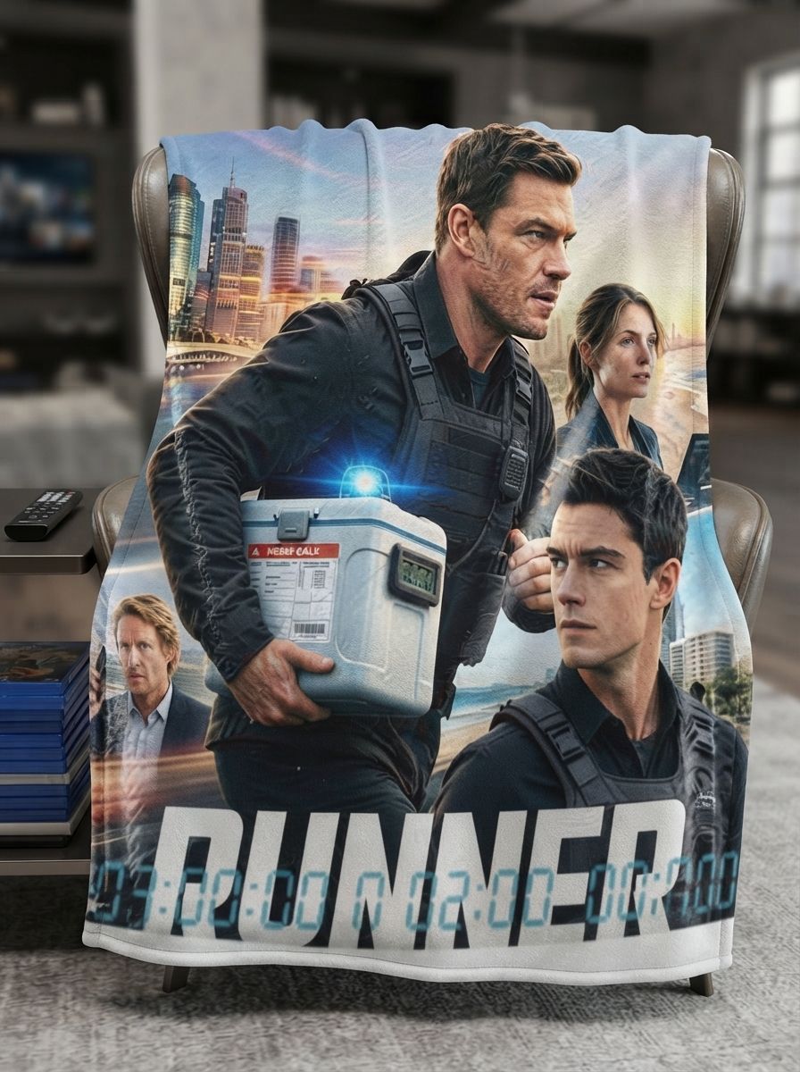 Custom Photo Face Print Flannel Throw Blanket Ultra Soft Anti-Pilling Fleece Movie Poster Graphic Personalized Keepsake