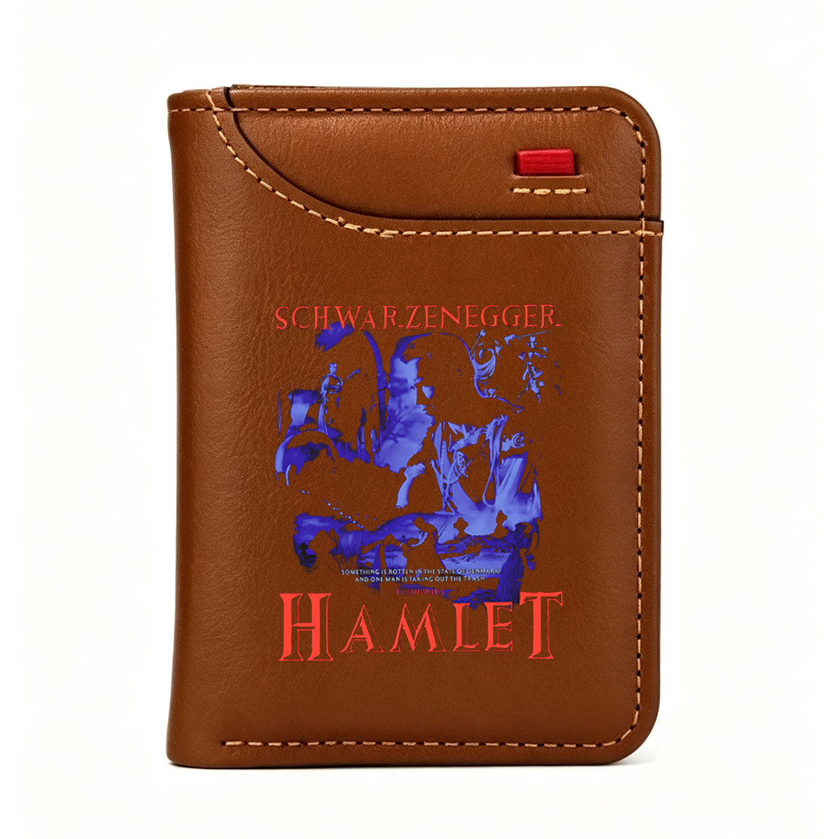 Schwarzenegger Stars in Shakespeare's Hamlet: A Modern Twist on the Classic Tragedy - Vertical Style Wallet