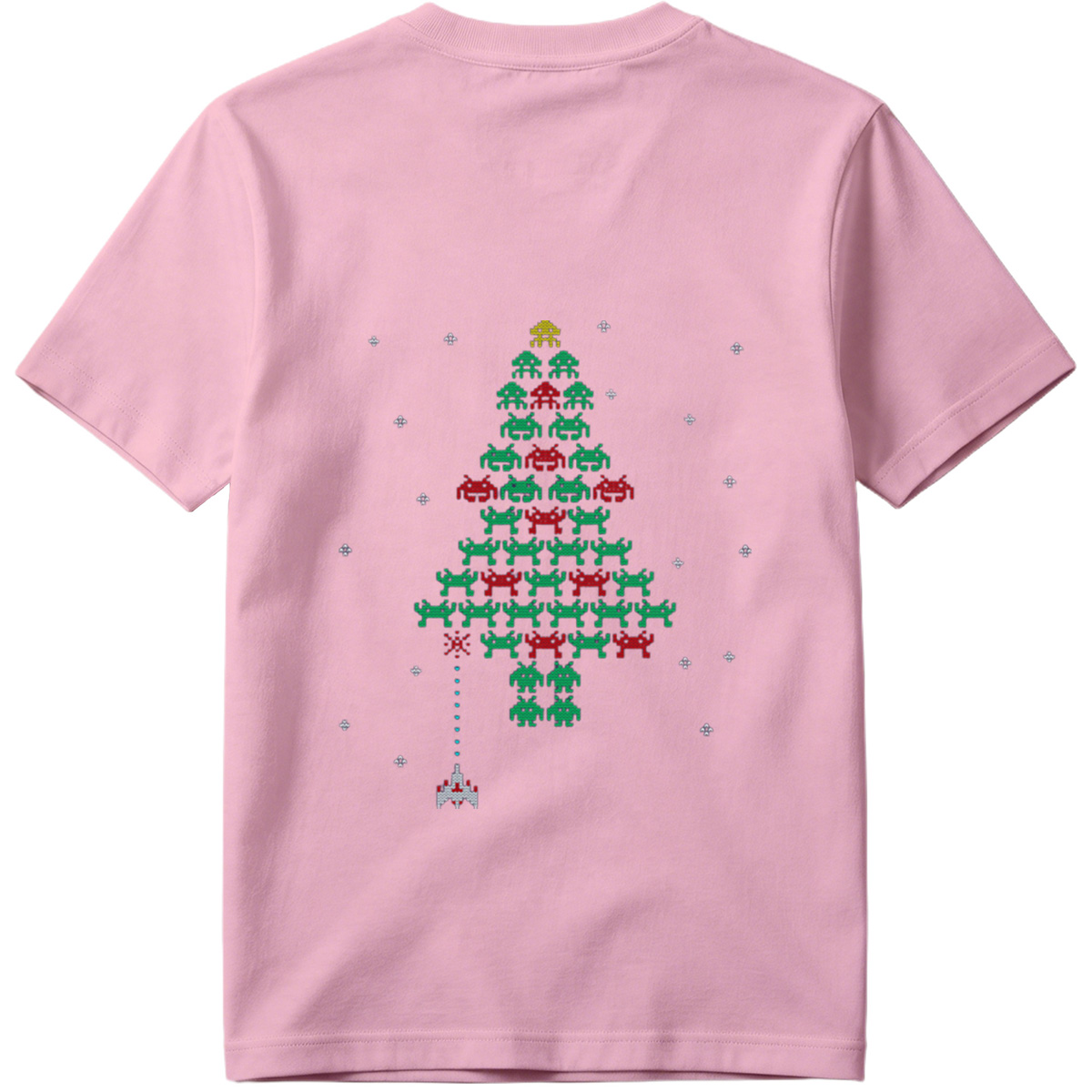 Space Invaders Christmas Tree - Tee