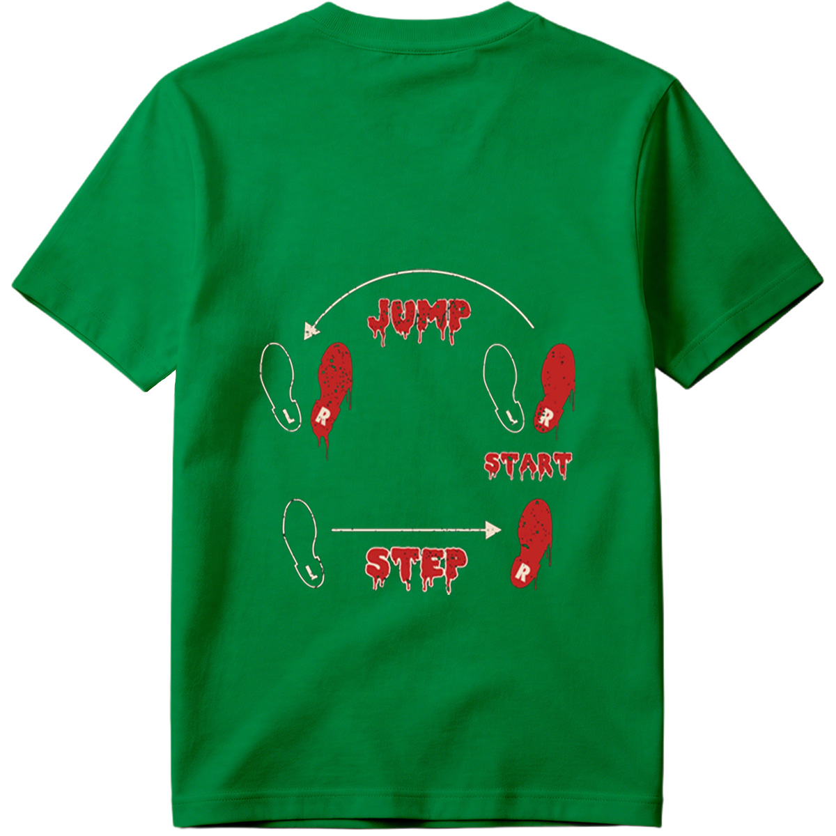 Jump Step Start: Footprint Dance Move Guide - Tee