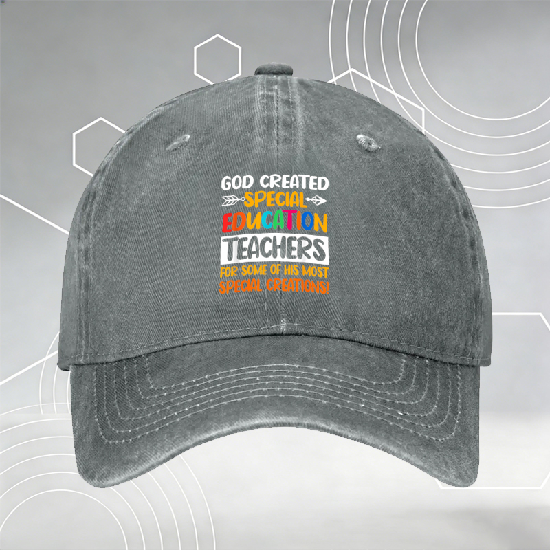 New Baseball Cap with Teacher Definition Print and Educational Icons - Unisex Adjustable Hat for Teachers, Students, and Education Lovers - Perfect for School Events, Gifts, and Daily Wear