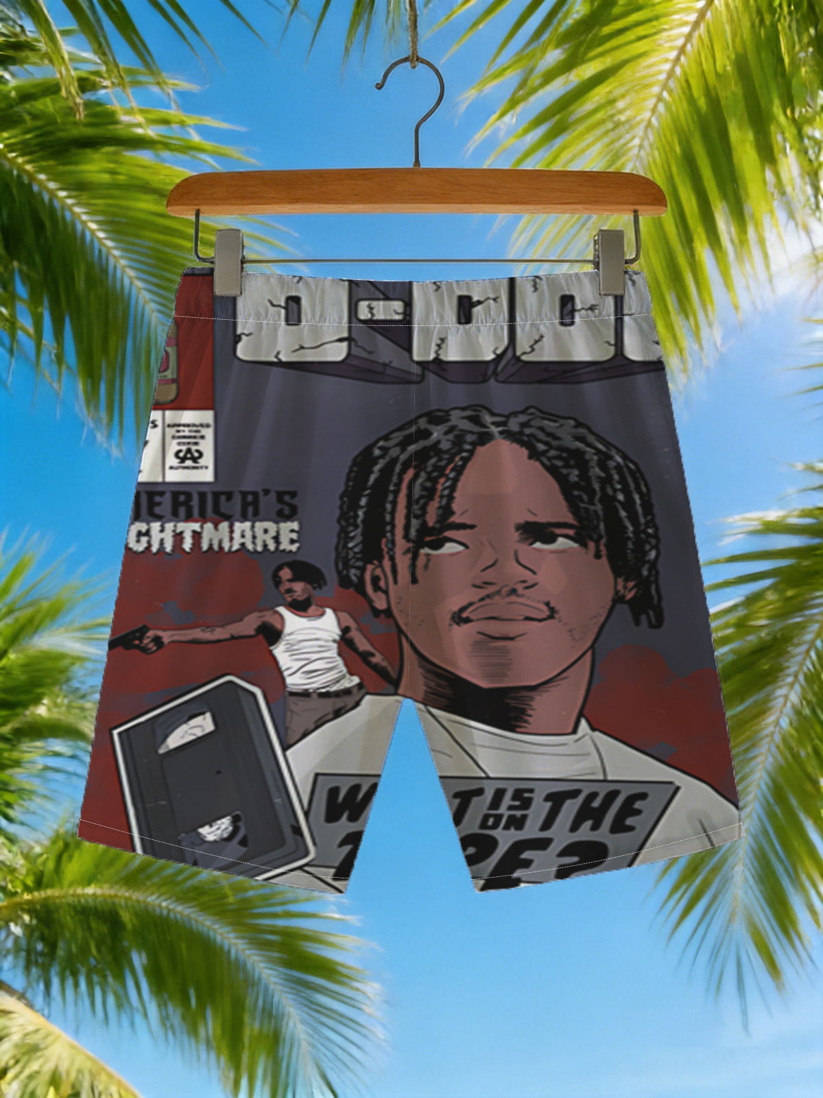 O-Dog: America's Nightmare - What Is on the Tape? -  Beach shorts