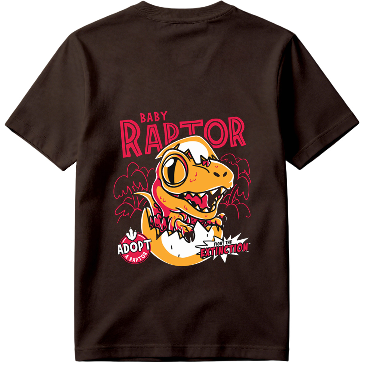 Baby Raptor: Adopt a Raptor, Fight the Extinction - Tee