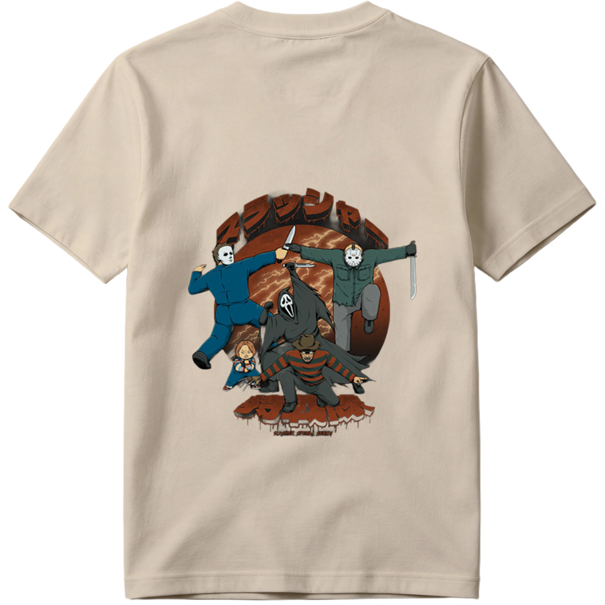Slasher Special Sentai: Michael, Jason, Ghostface, Chucky, and Tiffany - Tee
