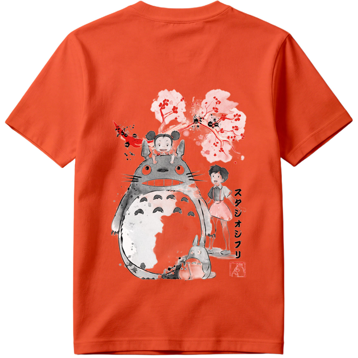 Totoro, Mei, and Satsuki from Studio Ghibli - Tee