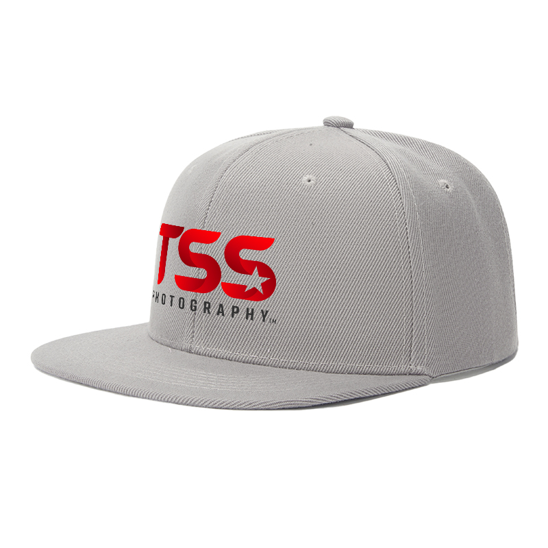 Flat Brim Baseball Cap TSS Logo Print Streetwear Underground Skate Style for Basketball Court Skate Park Urban Lifestyle Skaters Rappers Streetwear Enthusiasts