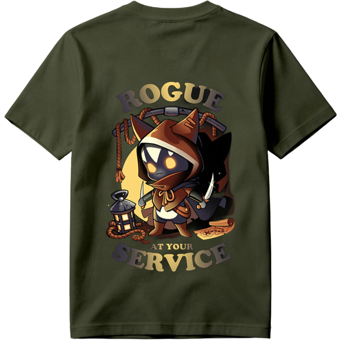 Rogue Cat: At Your Service - Tee