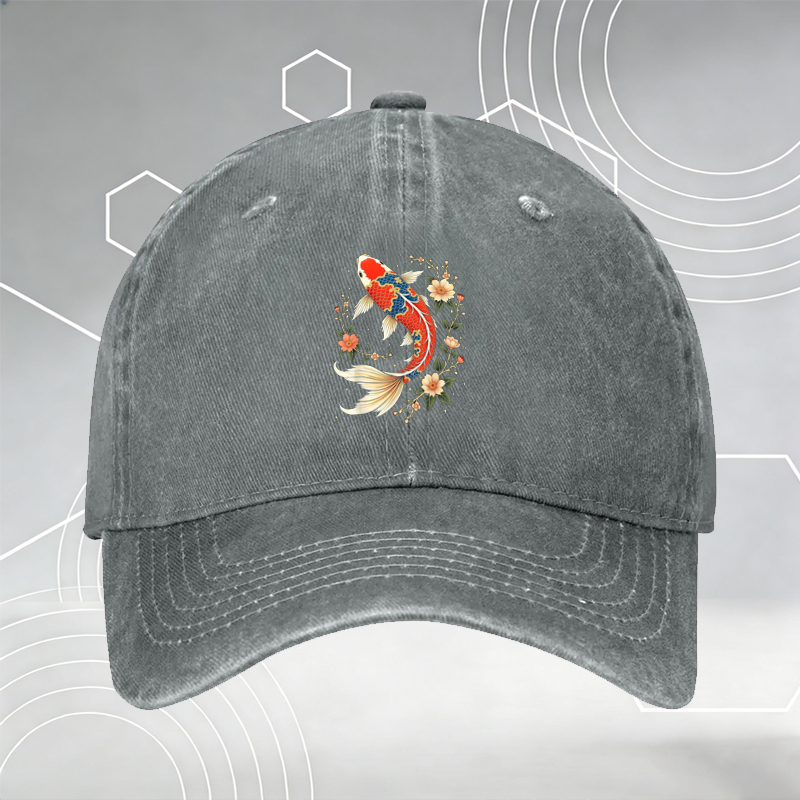 New Baseball Cap with Black Cat in Box Tarot Design Print, Unisex Adjustable Hat for Casual Outdoor Wear, Perfect for Cat Lovers and Tarot Enthusiasts