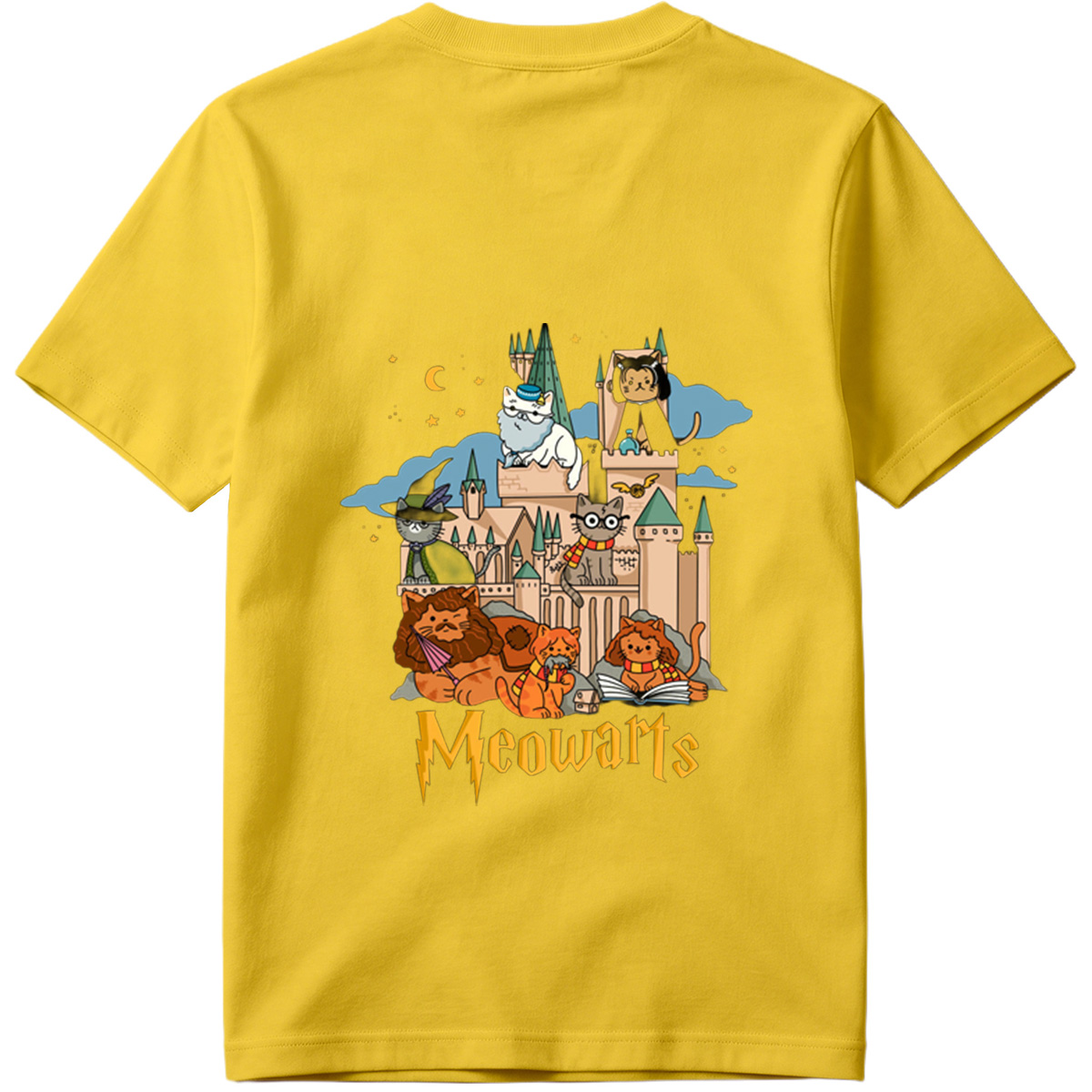 Meowarts: Cats in a Magical Castle - Tee