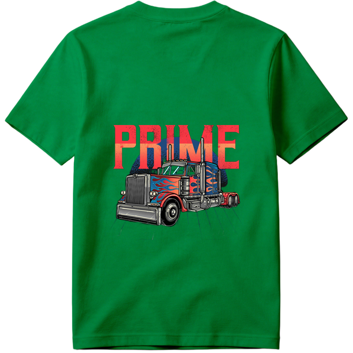 Prime Transport Service - Optimus Prime Truck Design - Tee