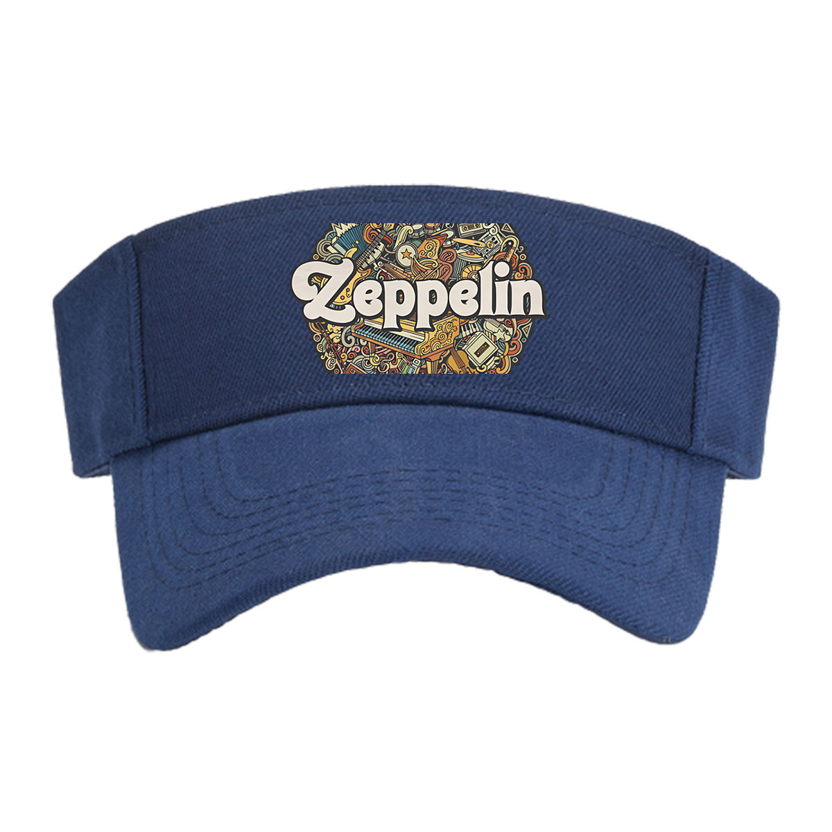 Led Zeppelin: Rock Icons and Musical Instruments Artwork -  Visor cap