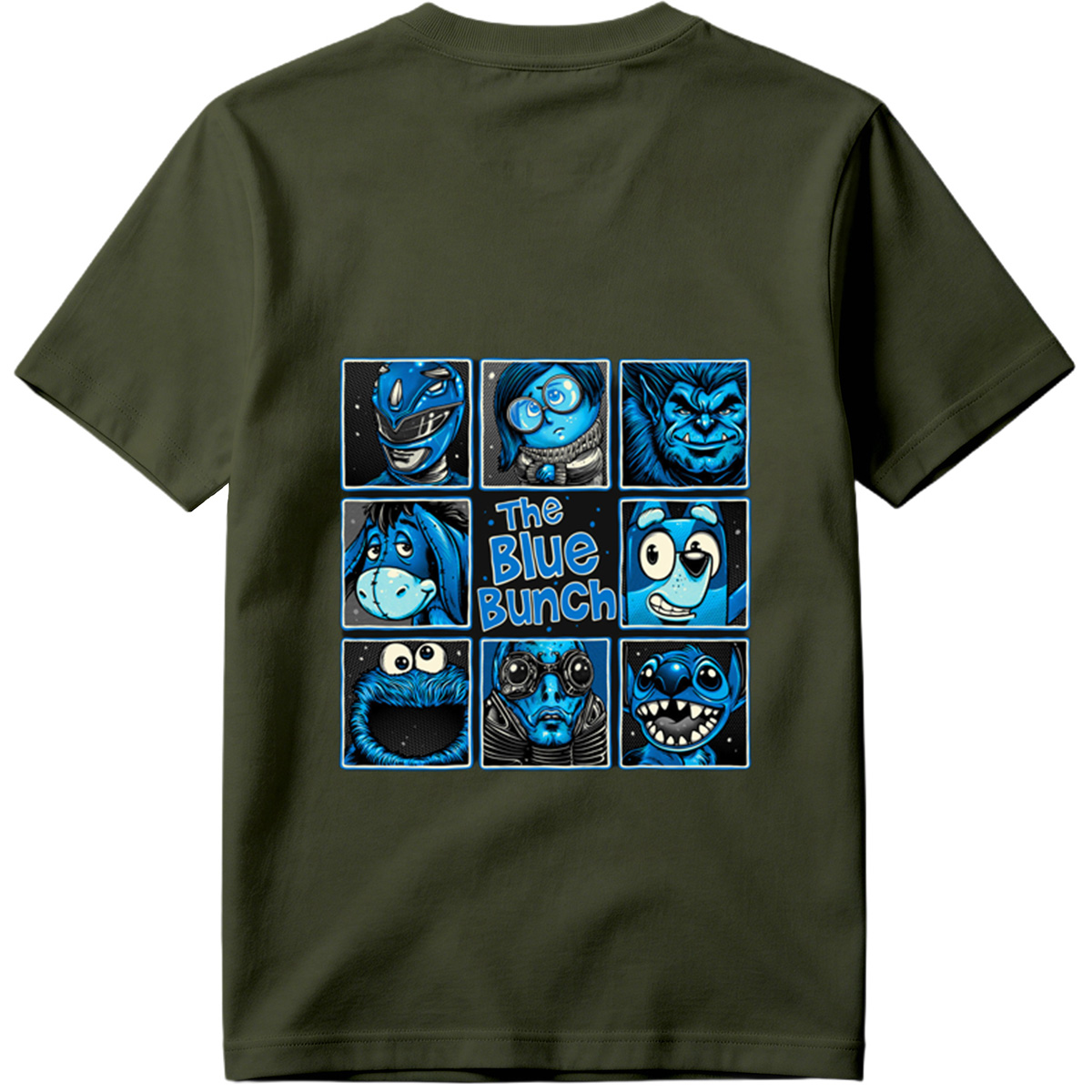 The Blue Bunch: A Collection of Blue Characters - Tee