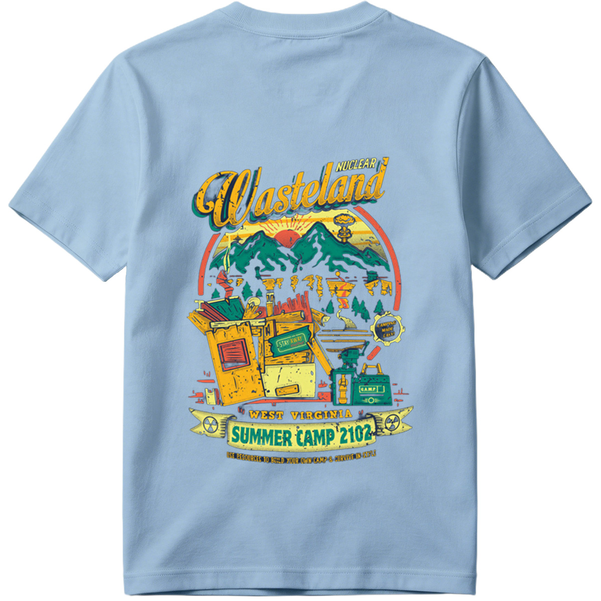 Nuclear Wasteland: Summer Camp 2102 - West Virginia - Tee